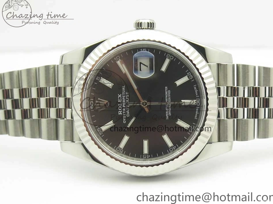 MiroTime 1219 DateJust 41 126334 904L SS DJF 1:1 Best Edition Gray Dial on Jubilee Bracelet A Colorful 3301